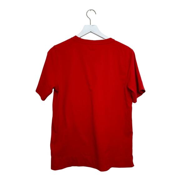 Ganni Software Red Logo Crew Neck Tee Size Small - Picture 4 of 10